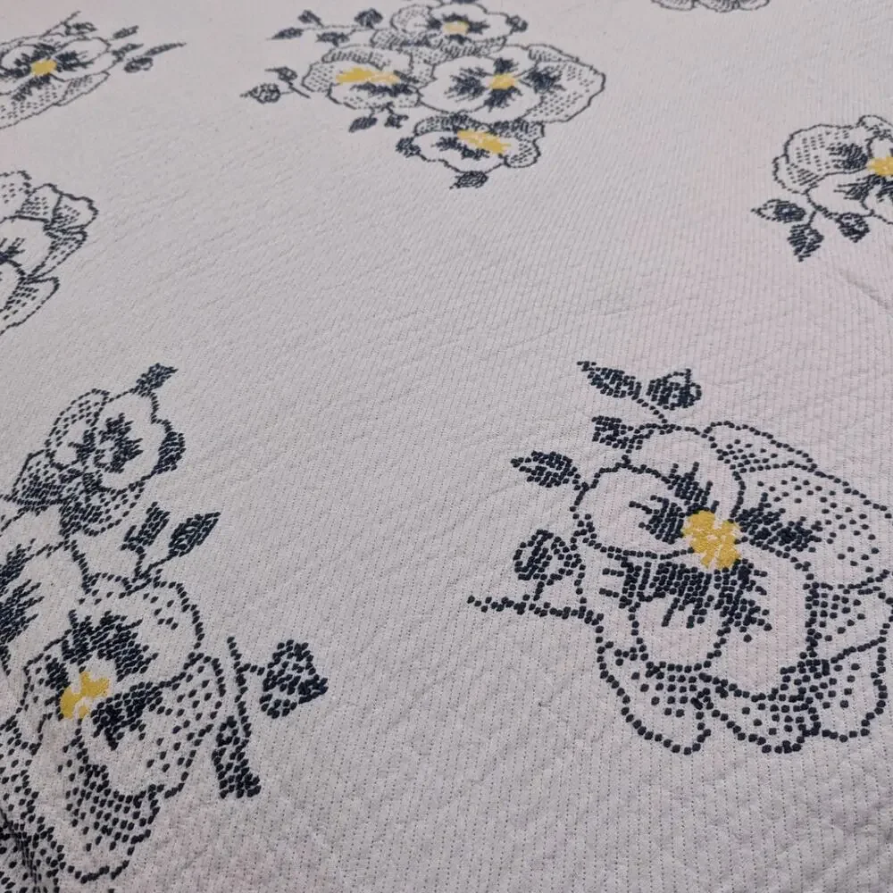 by Anthropologie Twin Jacquard-Woven Galia Duvet Cover